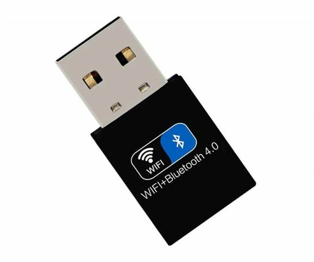2 in 1 USB WiFi Bluetooth Adapter, 2.4G Wireless Network External Receiver, Mini WiFi Dongle for PC/Laptop/Desktop