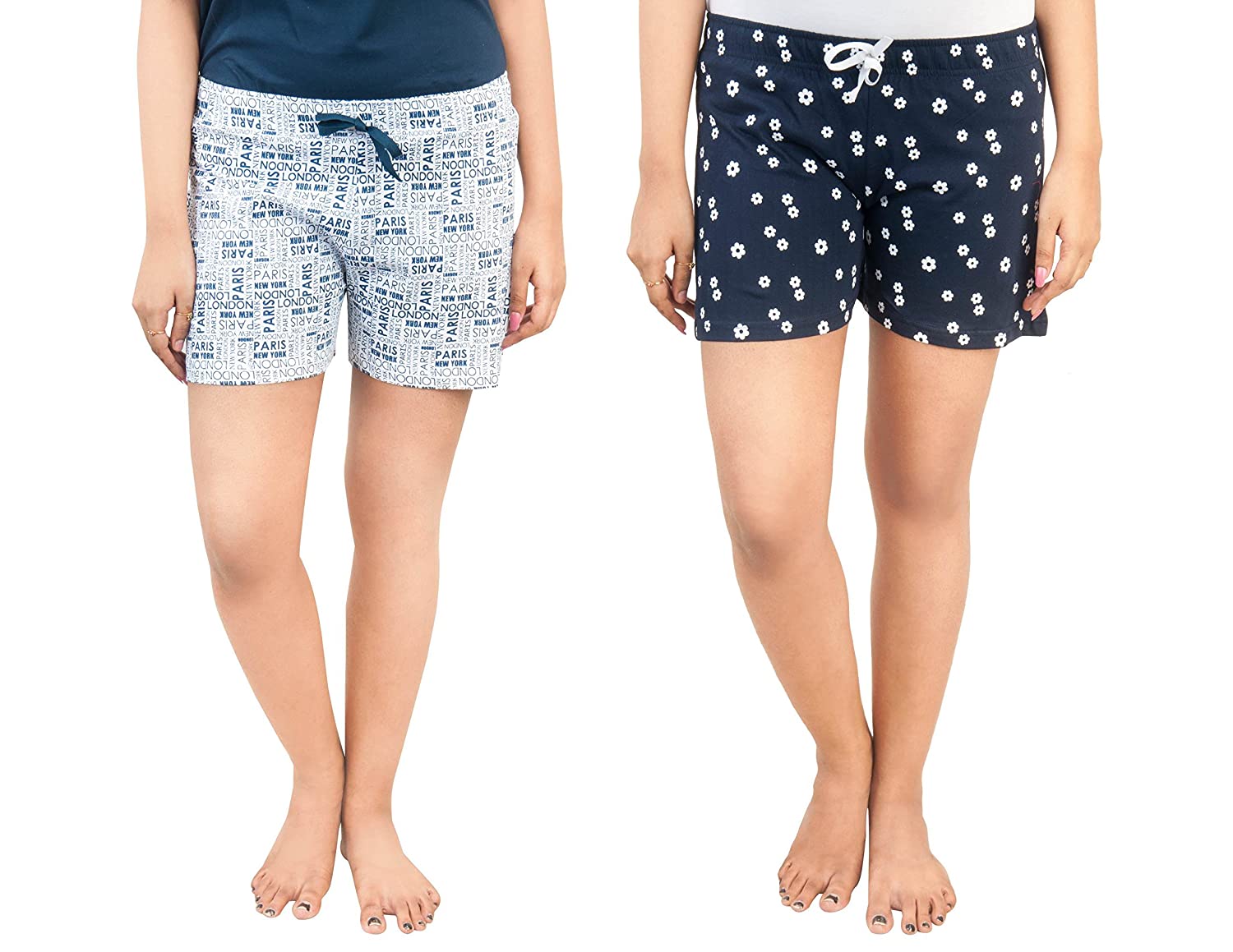 Women Regular Shorts (Pack of 2)