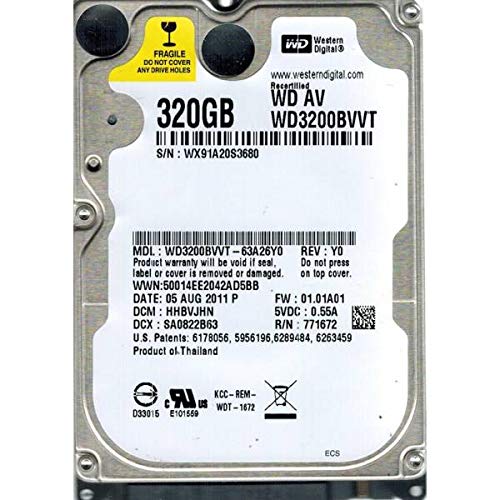 WD 320 GB/ 500GB Internal Hard Drive for Laptop (Black, Blue)
