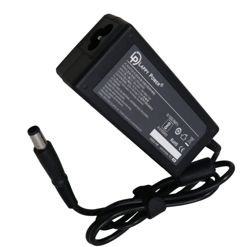 Lappy Power For Dell 65W/90W Laptop Adapter-Black, Big Pin 7.4 MM, 19.5V 3.34A, Warranty 1 Year(Part Code: 6TM1C, H374X, G4X7T) Without Power Cord